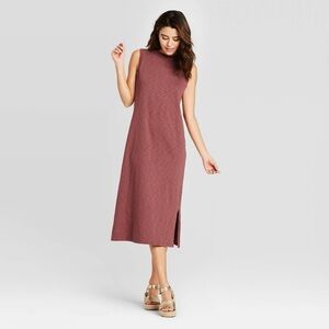 Universal Thread Sleeveless Knit Dress in Burgundy XS